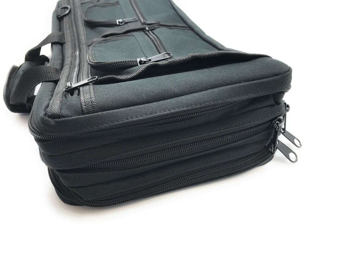 Chef Knife Bag, 18 Pockets + 3 Compartments – Durable Padded Nylon Knife Roll | KB-3000