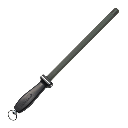Master Grade ST-2800 11 in black ceramic honing rod with 2 stripes