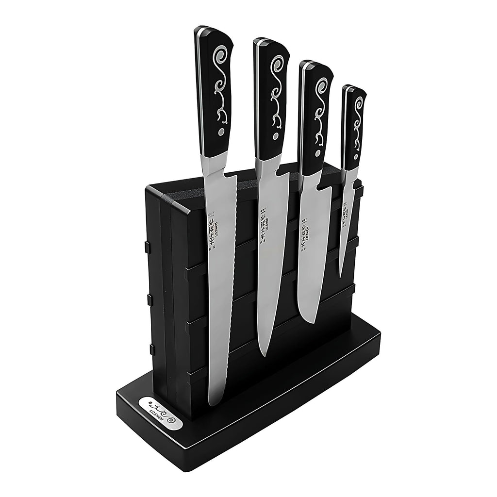 I.O. Shen 5-piece knife set with magnetic block MT-703S