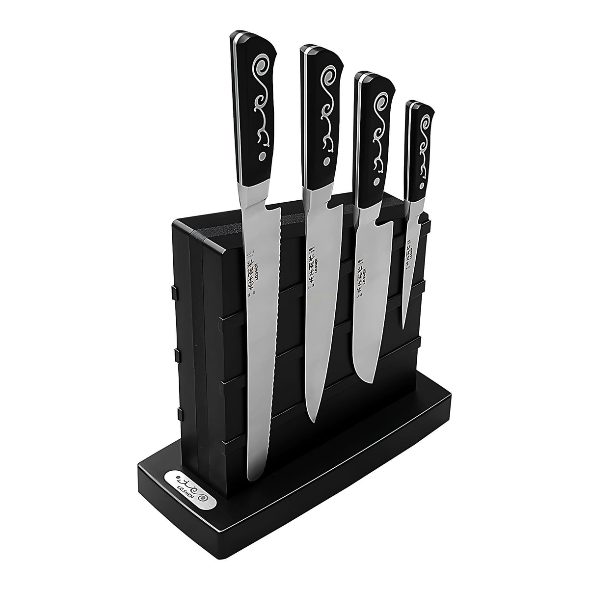 I.O. Shen 5-piece knife set with magnetic block MT-703S