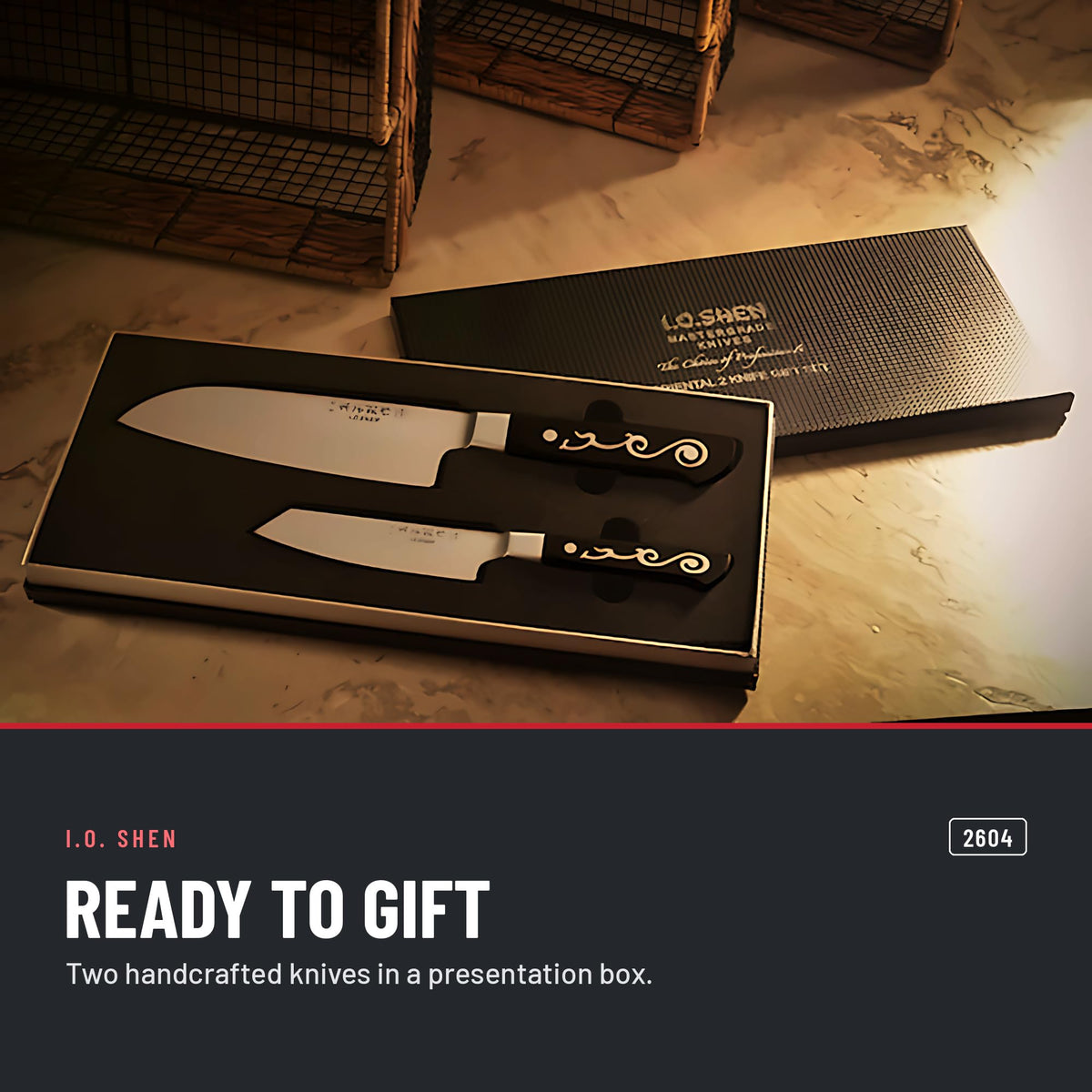 I.O. Shen 2-knife gift set 2604 in the kitchen