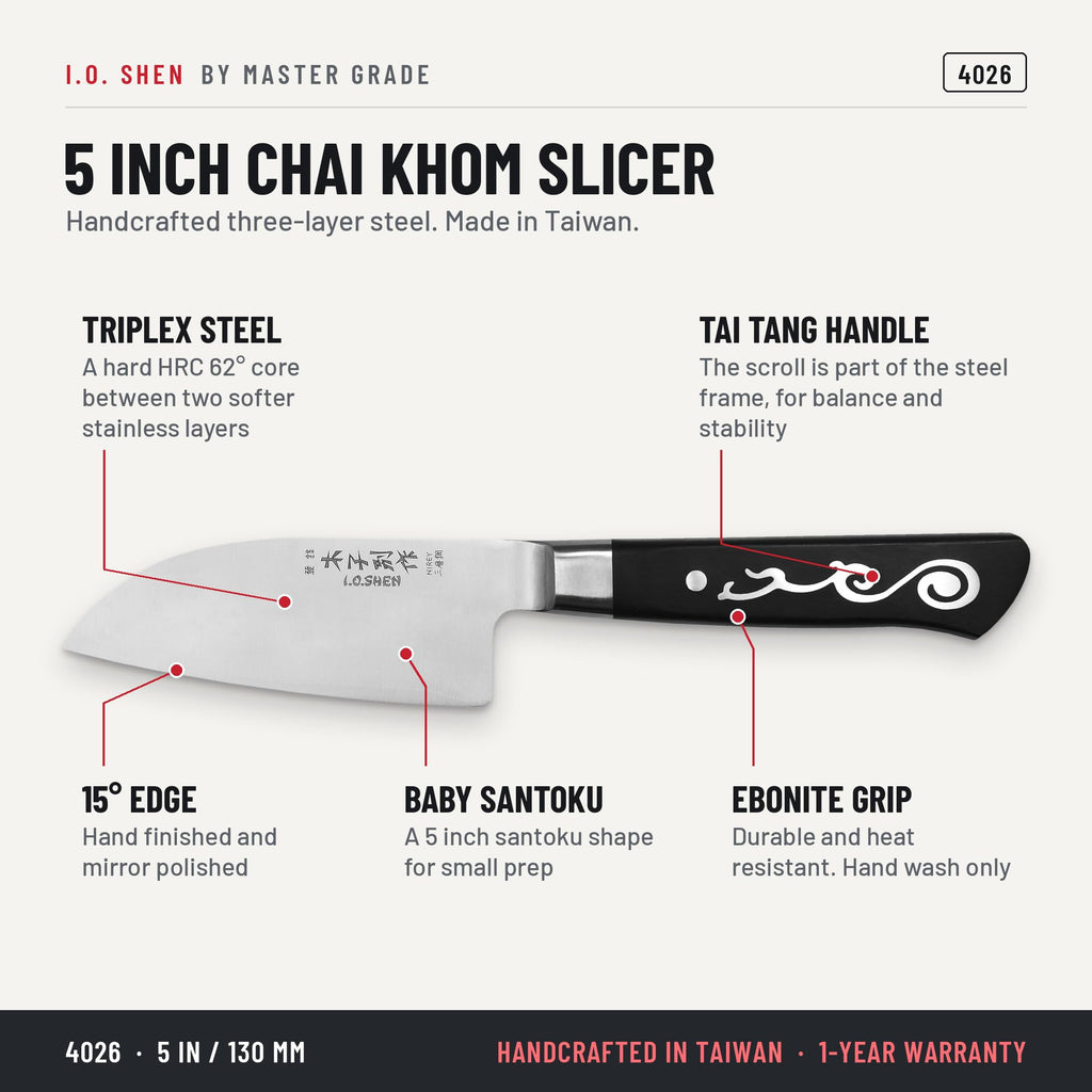 I.O. Shen 5 in Chai Khom slicer 4026, features and details
