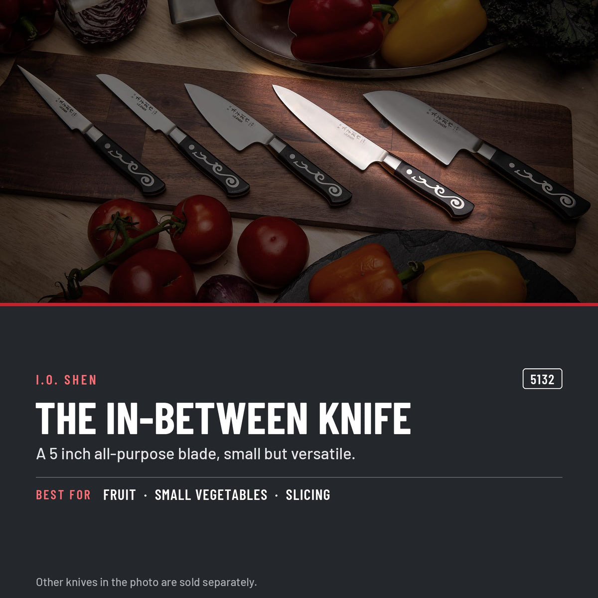 I.O. Shen 5 in utility knife 5132 in the kitchen