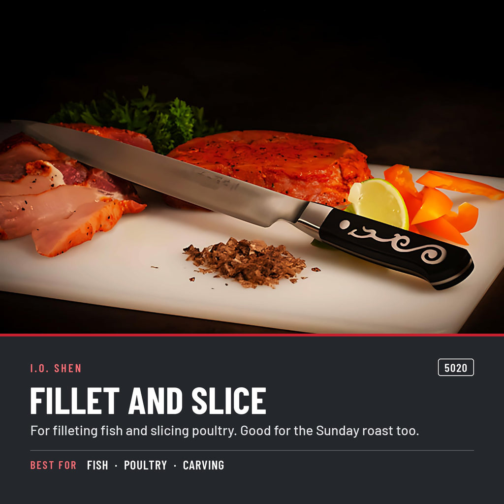 I.O. Shen 8 in flexible fillet knife 5020 in the kitchen