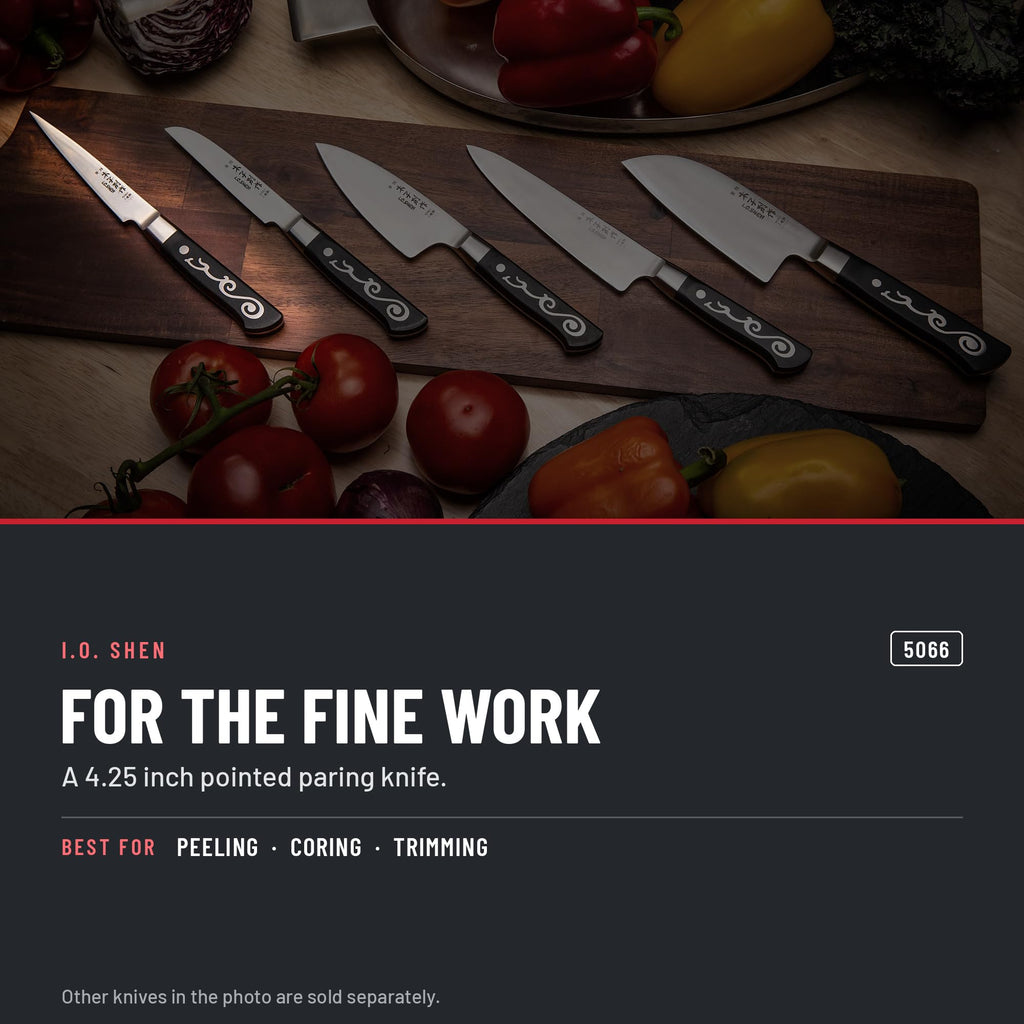 I.O. Shen 4.25 in pointed paring knife 5066 in the kitchen