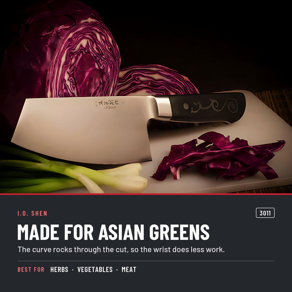 I.O. Shen 6.75 in oriental slicing knife 3011 in the kitchen