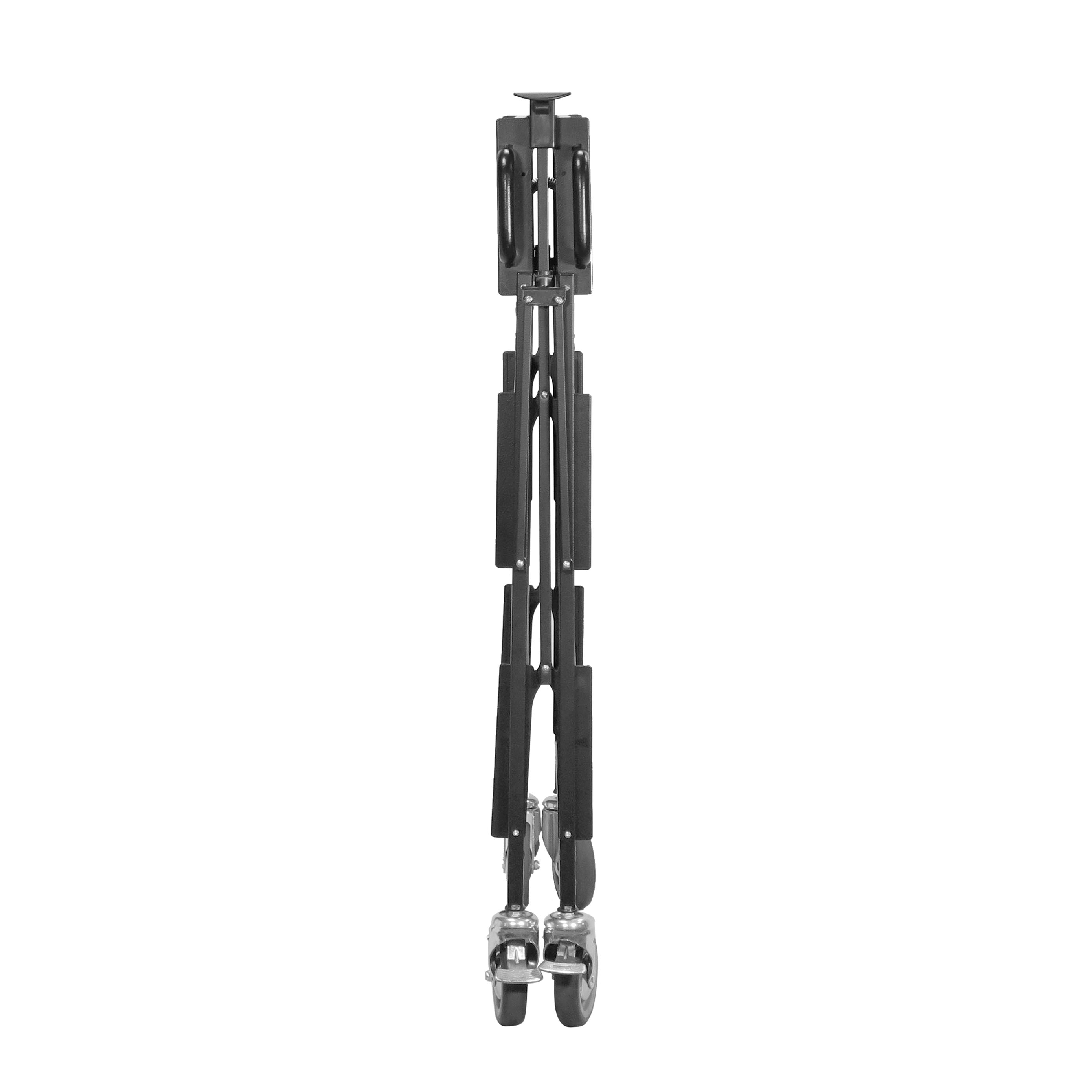 Collapsible 3-Tier Utility Cart, 550 lb Heavy-Duty Folding Rolling Cart – Folding Master BC-3000