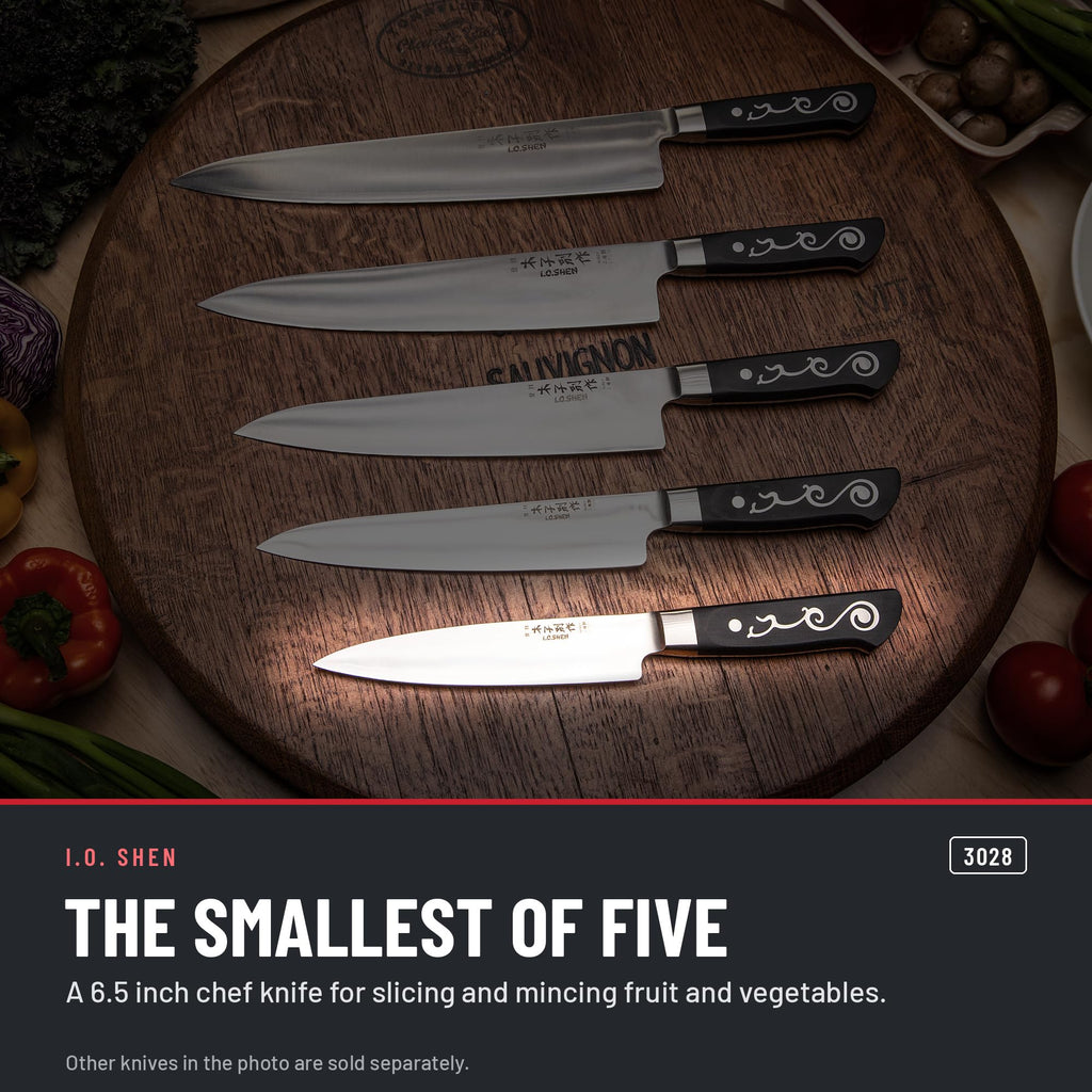 I.O. Shen 6.5 in chef knife 3028 in the kitchen