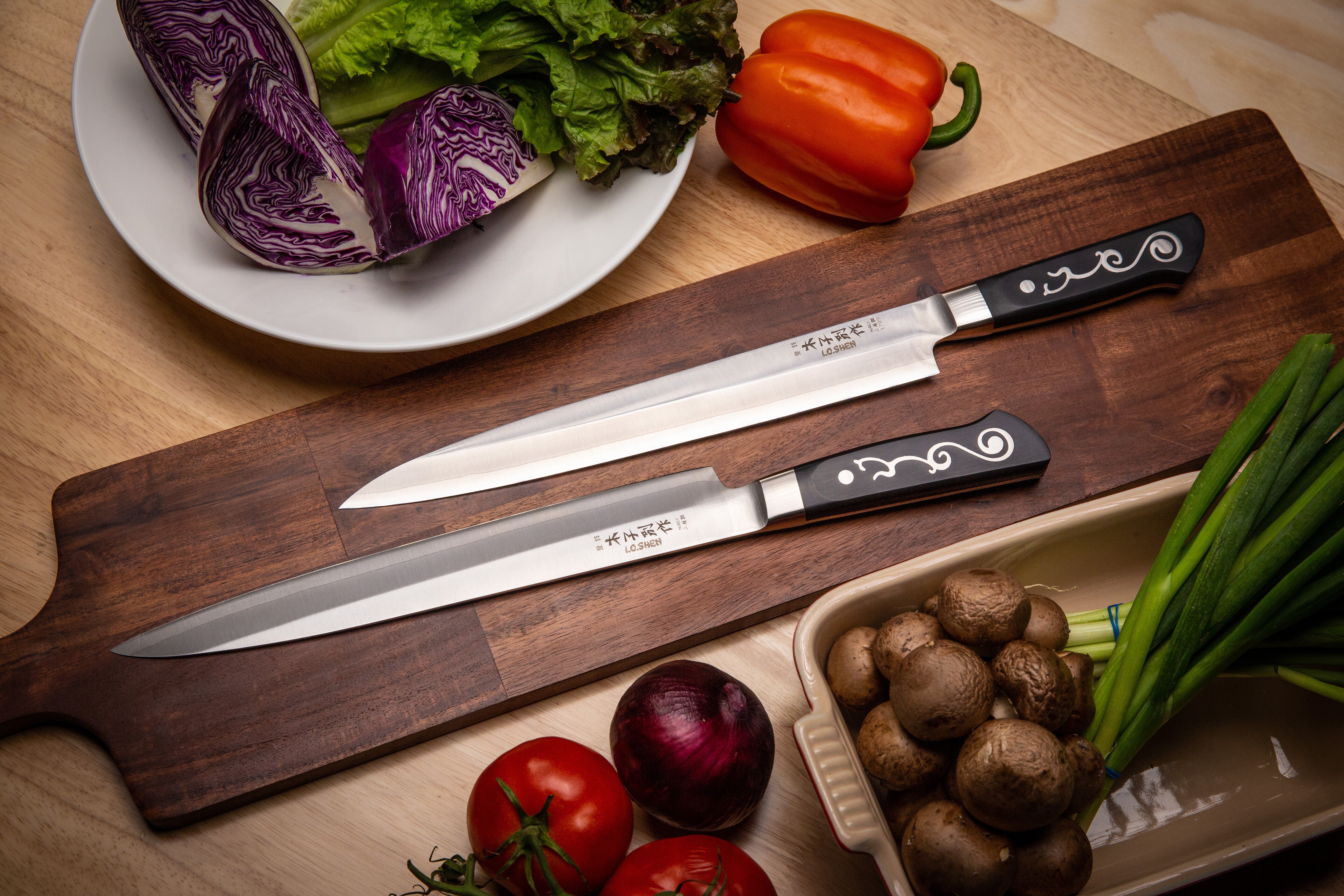 IO SHEN Master Grade Handcraft Laminated Japanese Sashimi Knife - 10 " / 270 mm. 3033 &amp; 3033L