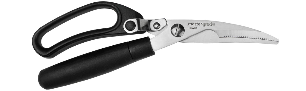 Master Grade Pro Essential Poultry Shears RS-300 with curved serrated blade