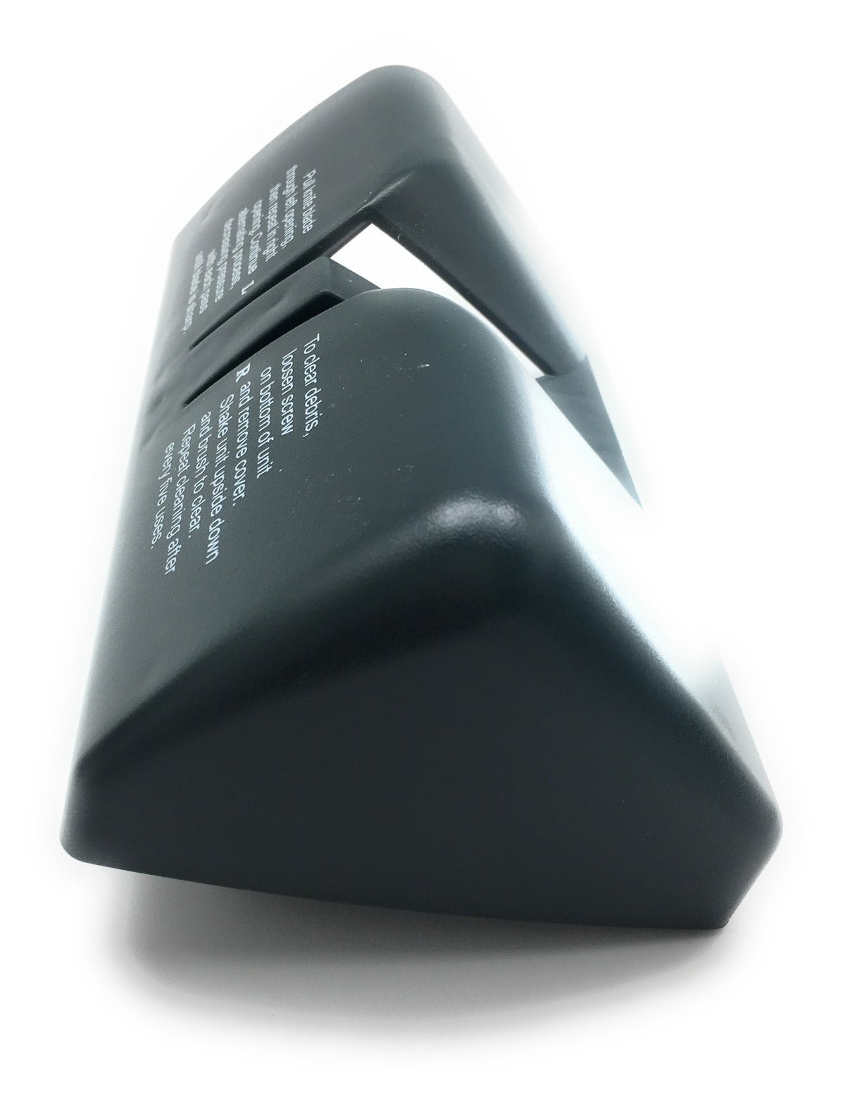 Master Grade MG-5001 sharpener cover, angled end view