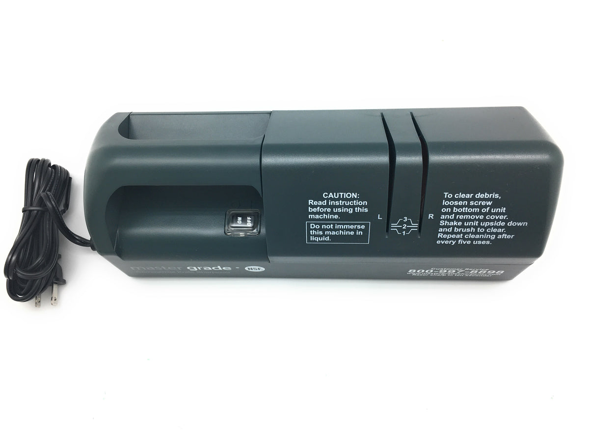 Master Grade MG-5001 commercial electric knife sharpener, top view