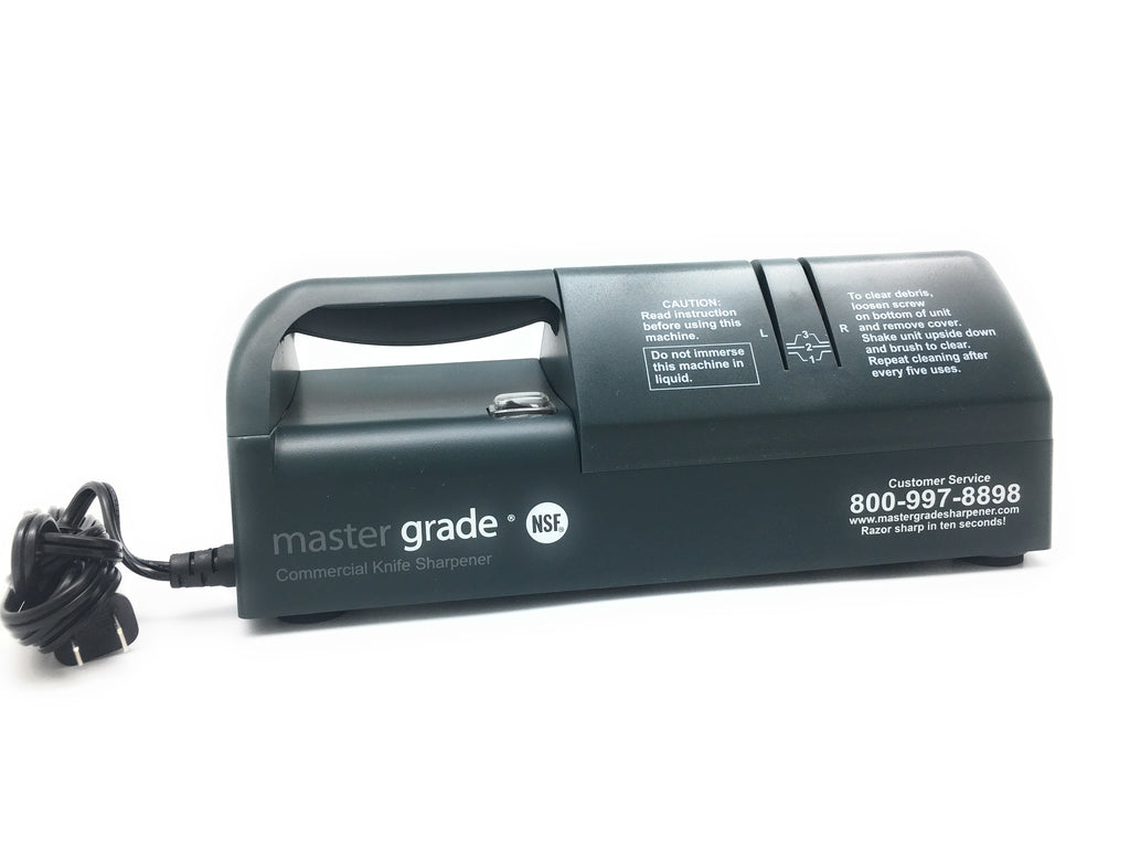 Master Grade MG-5001 commercial electric knife sharpener, front view