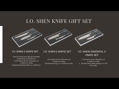 Video: I.O. Shen chef knife gift sets presented by Chef Luke Palladino