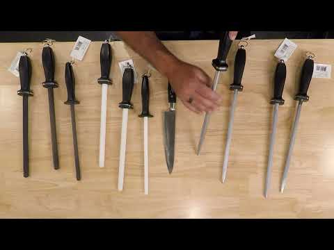 Video: the difference between diamond, chrome and ceramic sharpening rods