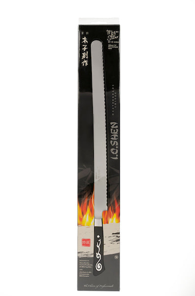 I.O. SHEN Master Grade Handcraft Laminated Japanese Suraisu Slicer Chef Knife - 11" / 280 mm