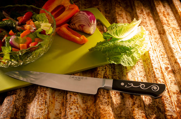 I.O. SHEN Master Grade Japanese Laminated Nakiri Chef Knife - 6Â½" / 165 mm