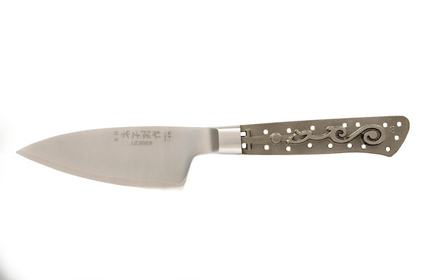 I.O. SHEN Master Grade Handcraft Laminated Chef Knife Utility Knife - 5 / 125 mm