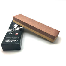 I.O. Shen Whetstone, 120 / 400 Grit – Dual-Sided Aluminum Oxide Sharpening Stone | SS-1000