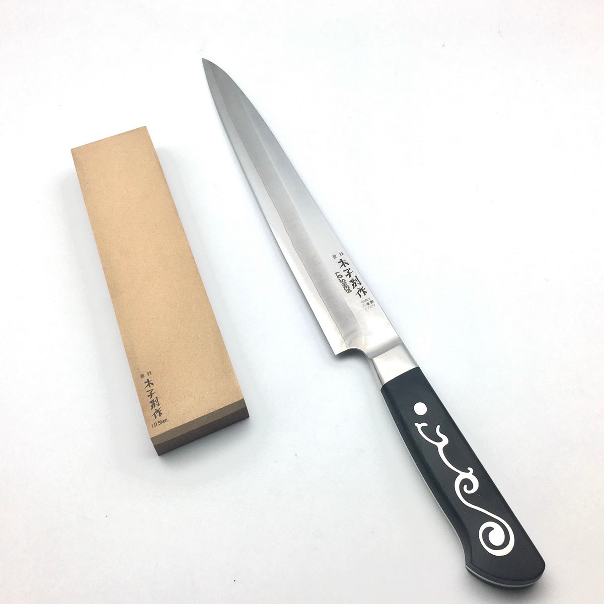 I.O. Shen Whetstone, 120 / 400 Grit – Dual-Sided Aluminum Oxide Sharpening Stone | SS-1000