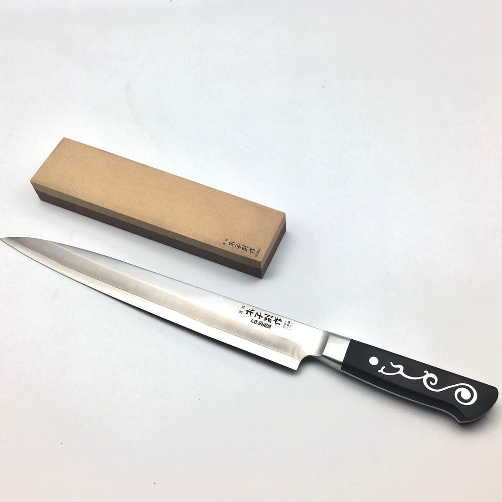 I.O. Shen Whetstone, 120 / 400 Grit – Dual-Sided Aluminum Oxide Sharpening Stone | SS-1000