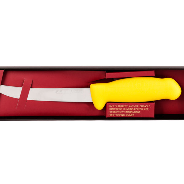 6" Trimming Knife for Meat – 420 Stainless Steel, Yellow Handle | F-J2-0415-KP