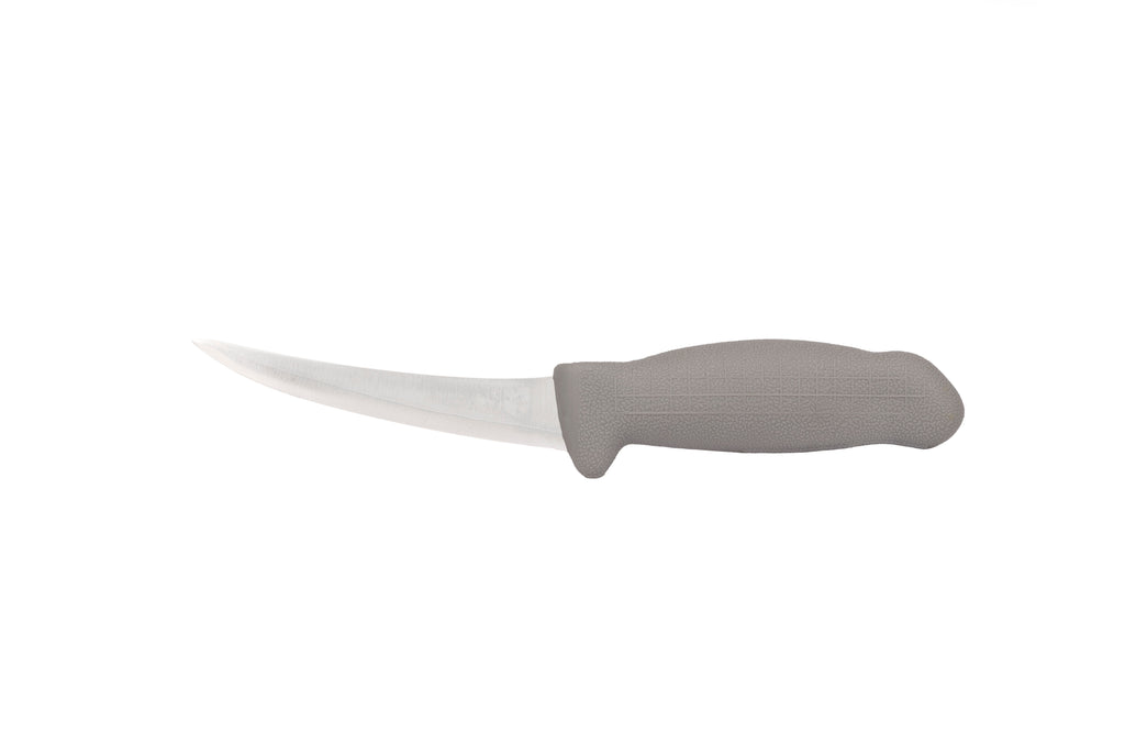 5½" Flexible Boning Knife – 3-Layer Premium ErDon Steel, Grey Handle | F-L3-0313-KR