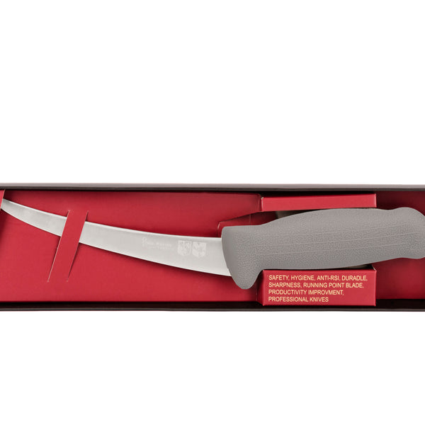 6" Flexible Boning Knife – 3-Layer Premium ErDon Steel, Grey Handle | F-L3-0315-KR