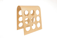 9-Bottle Wooden Wine Rack – Modular Hardwood with Philippine Mahogany, European Design | FU-3505
