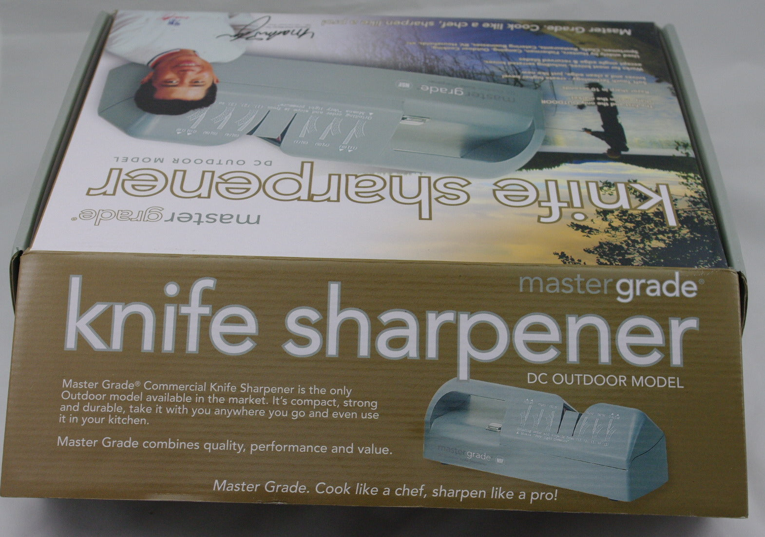 Commercial Electric Knife Sharpener MG-1001 – DC Power for Outdoor Use, NSF & UL Certified, 110V