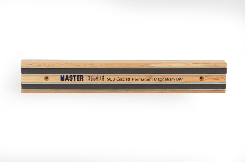 Master Grade Knife Organizer Batang Magnet Kayu Solid Panjang 12 ". P-802