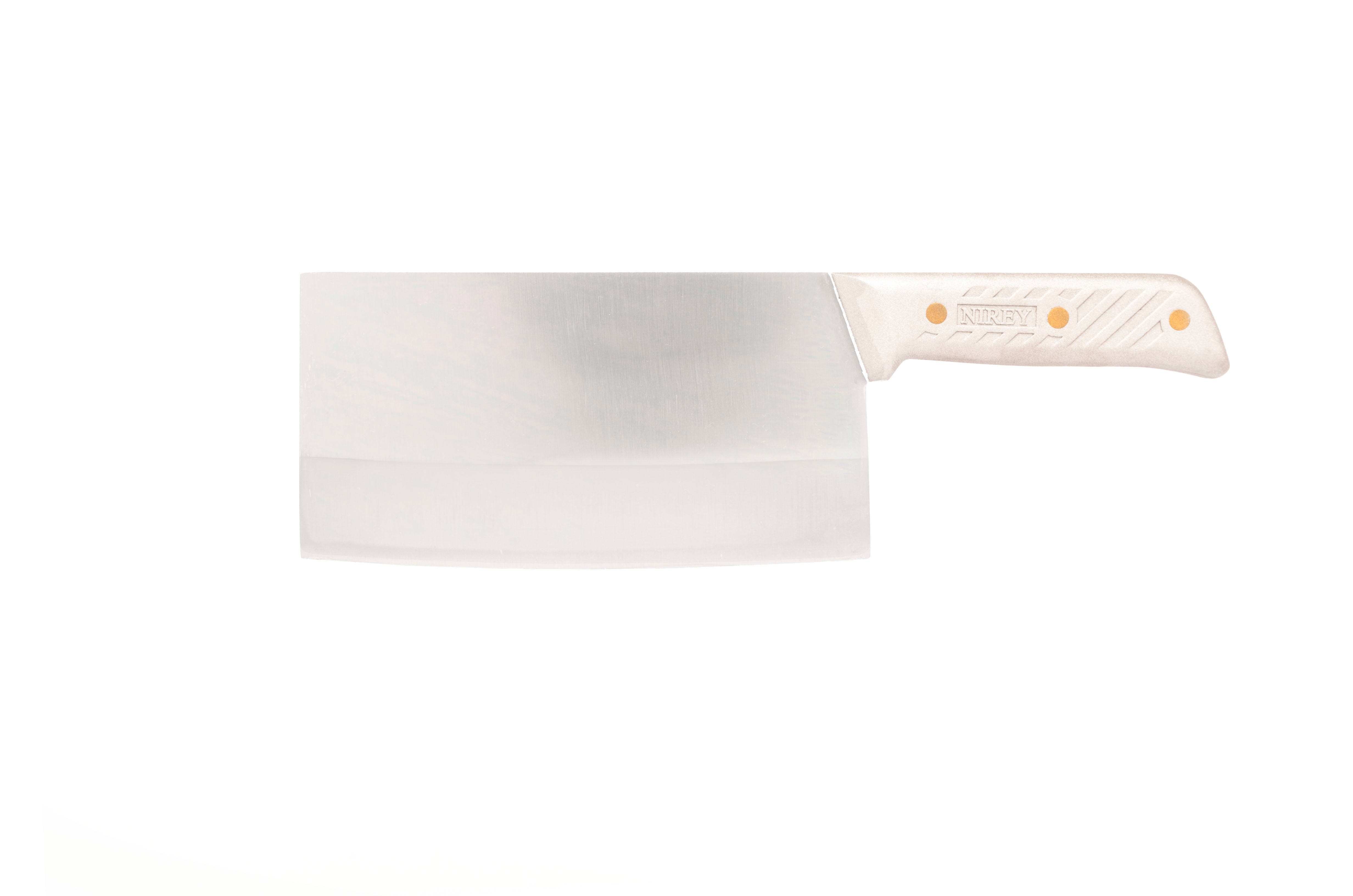 7.3" Chinese Chef Knife – Handmade 3-Layer High-Speed Stainless Steel, Steel Handle | R-602