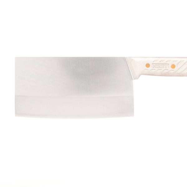 7.3" Chinese Chef Knife – Handmade 3-Layer High-Speed Stainless Steel, Steel Handle | R-602