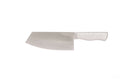 7" Hybrid Chef Knife – Handmade 3-Layer High-Speed Stainless Steel, Steel Handle | R-606