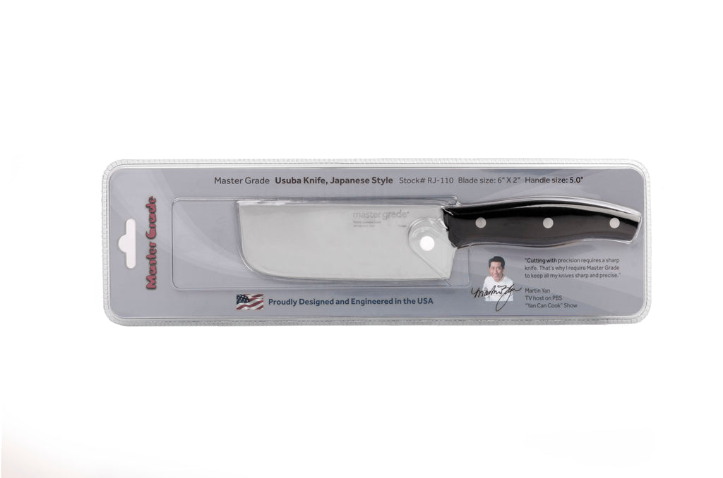 5.5" Usuba Knife – Japanese-Style Thin Blade for Clean Cuts, 420-J Stainless Steel | RJ-110
