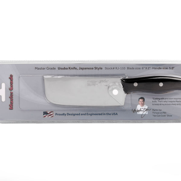 5.5" Usuba Knife – Japanese-Style Thin Blade for Clean Cuts, 420-J Stainless Steel | RJ-110