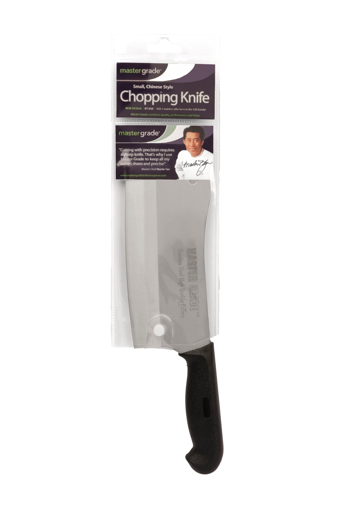 7" Chinese Chopping Knife (Small Cleaver) – 420-J Stainless Steel, for Chicken, Fish & Meat | RT-650