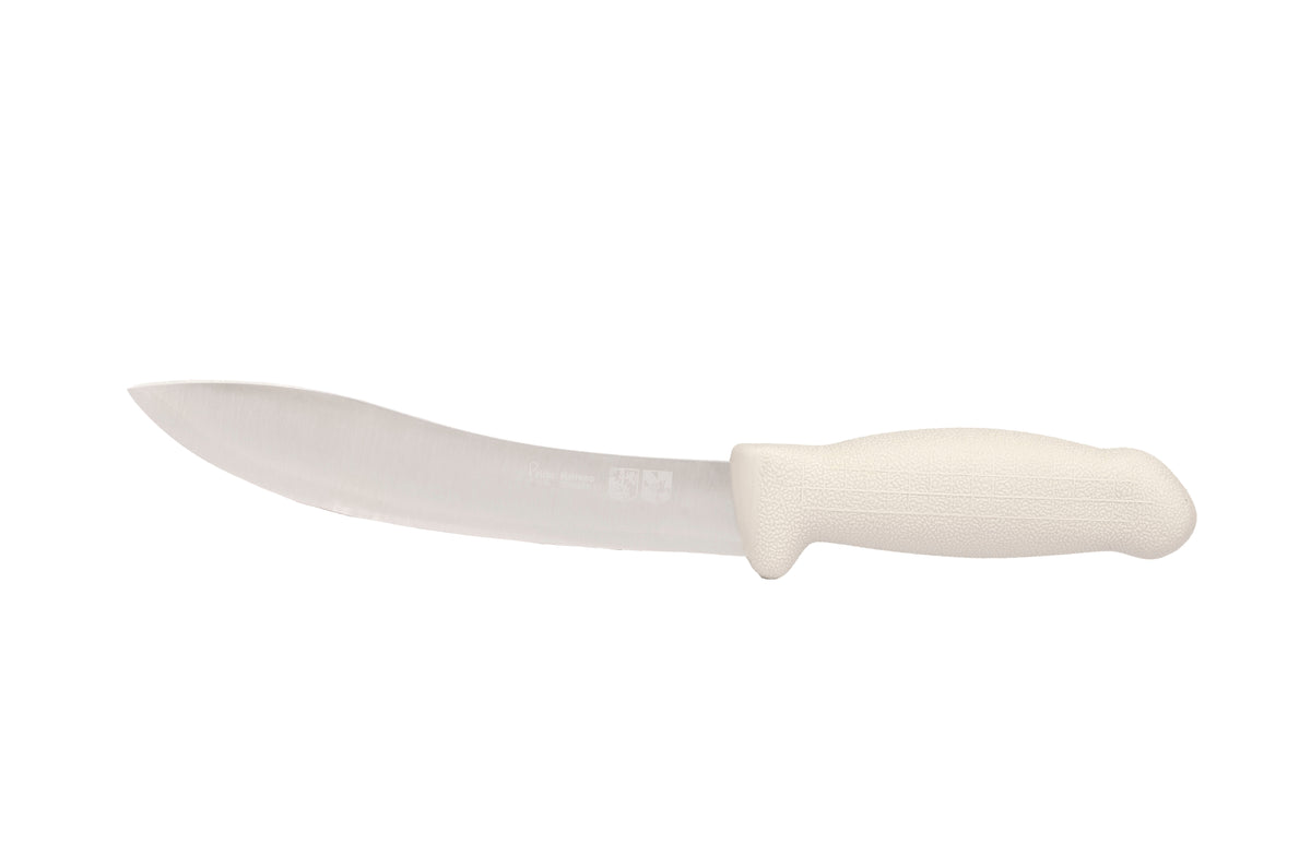 7" Skinning Butcher Knife – 3-Layer Premium+ ErDon Steel, Light Grey Handle | F-SL3-0117-KR