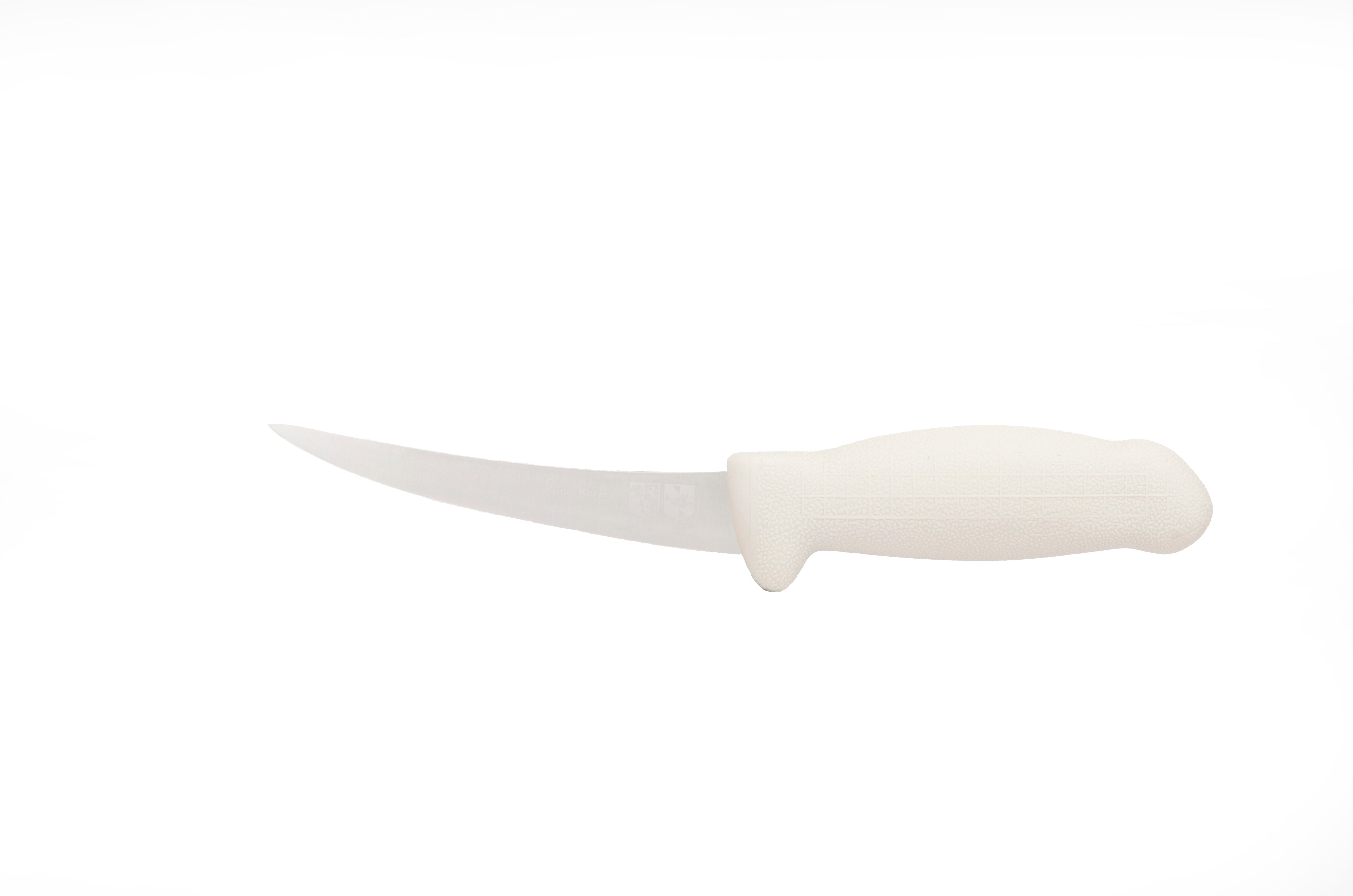 5½" Flexible Boning Knife – 3-Layer Premium+ ErDon Steel, Light Grey Handle | F-SL3-0313-KR