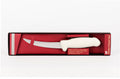 5½" Trimming Knife for Meat – 3-Layer Premium+ ErDon Steel, Light Grey Handle | F-SL3-0413-KR