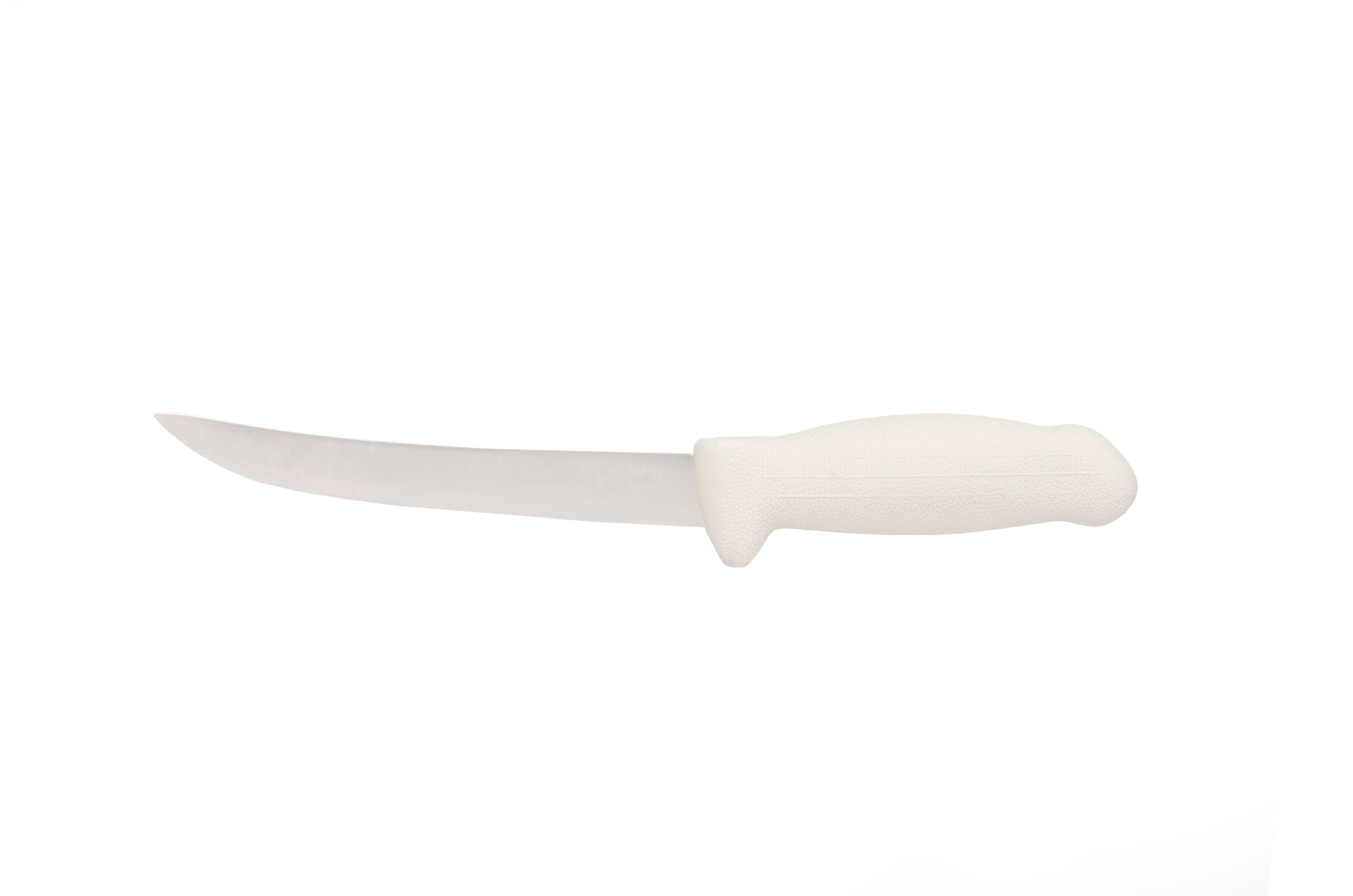 6" Trimming Knife for Meat – 3-Layer Premium+ ErDon Steel, Light Grey Handle | F-SL3-0415-KR