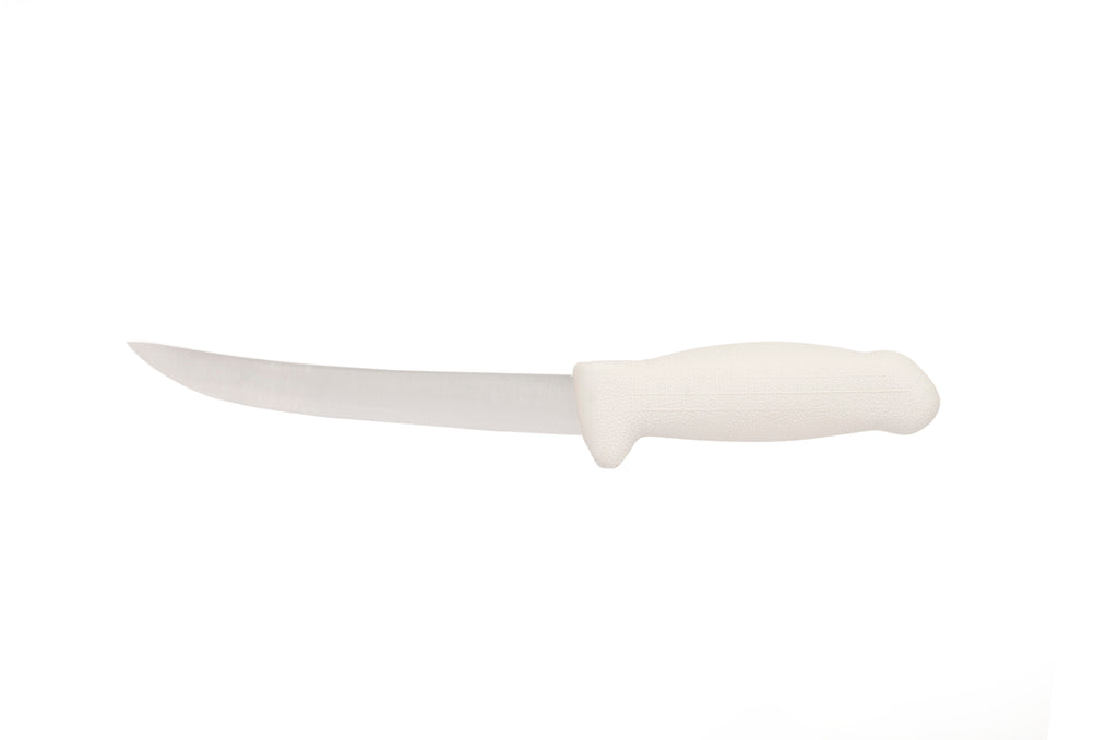 6" Trimming Knife for Meat – 3-Layer Premium+ ErDon Steel, Light Grey Handle | F-SL3-0415-KR