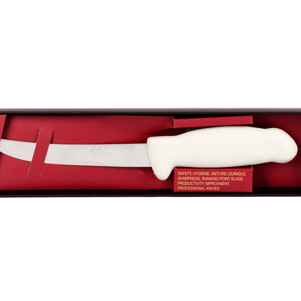 6" Trimming Knife for Meat – 3-Layer Premium+ ErDon Steel, Light Grey Handle | F-SL3-0415-KR