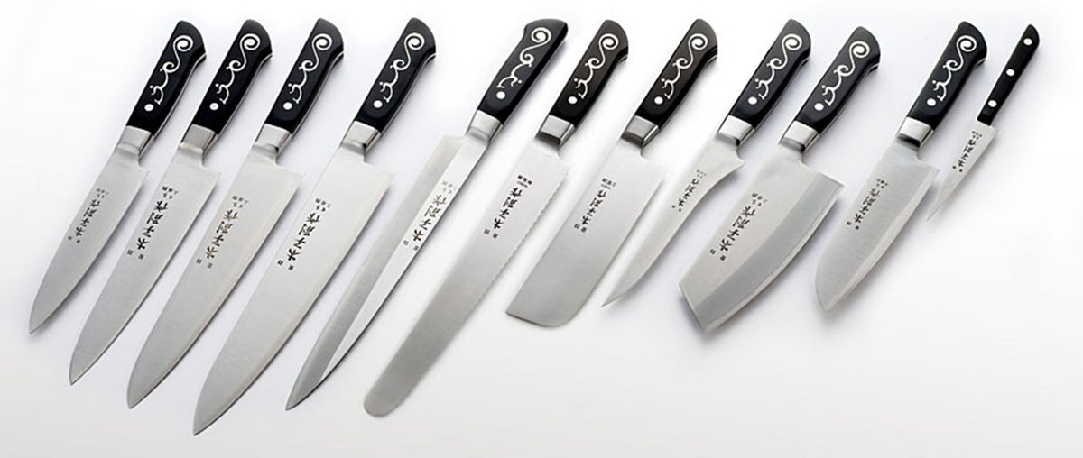 I.O. SHEN Master Grade Japanese Handcraft Laminated Khay Dee Deba - Chef Knife 4Â½" / 115 mm