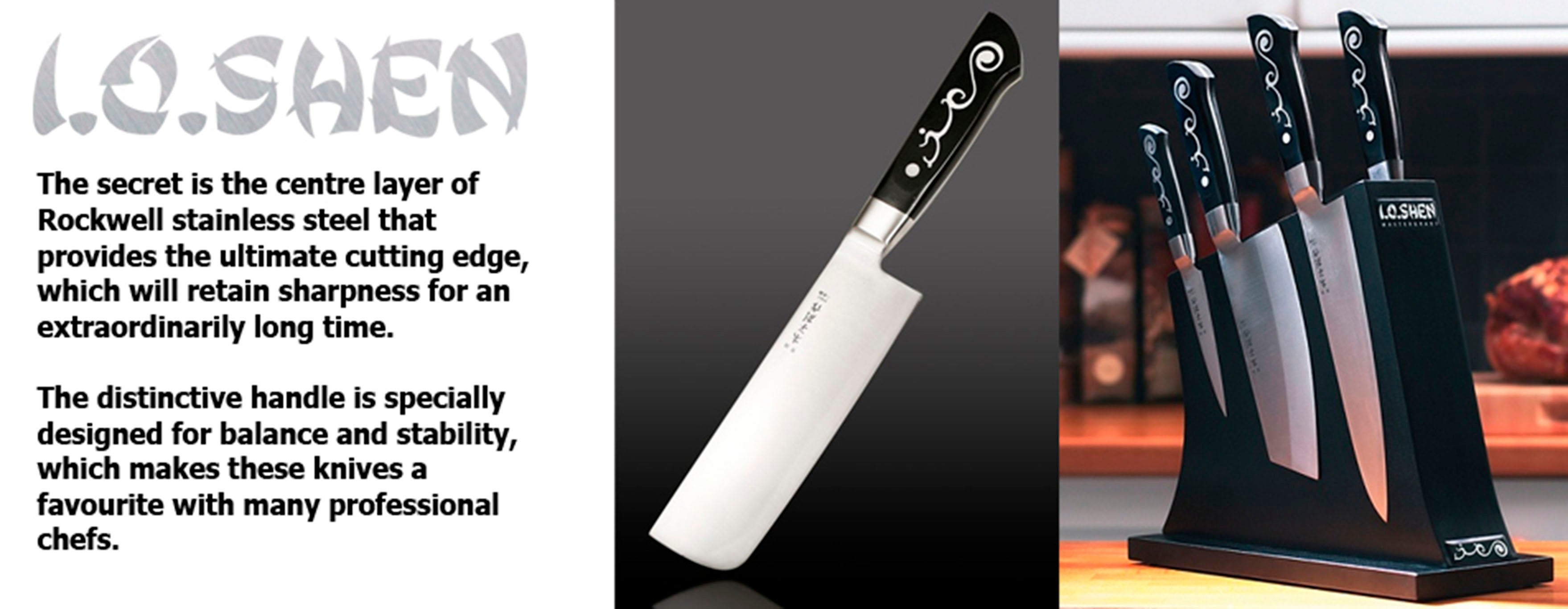 I.O. SHEN Master Grade Handcraft Laminated Boning/Filleting Chef Knife- 6 Â¾" / 170 mm